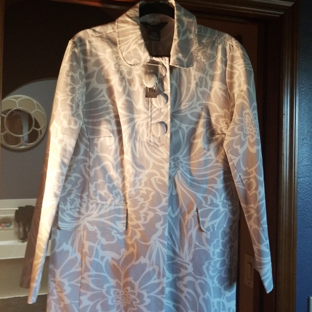 Long printed jacket